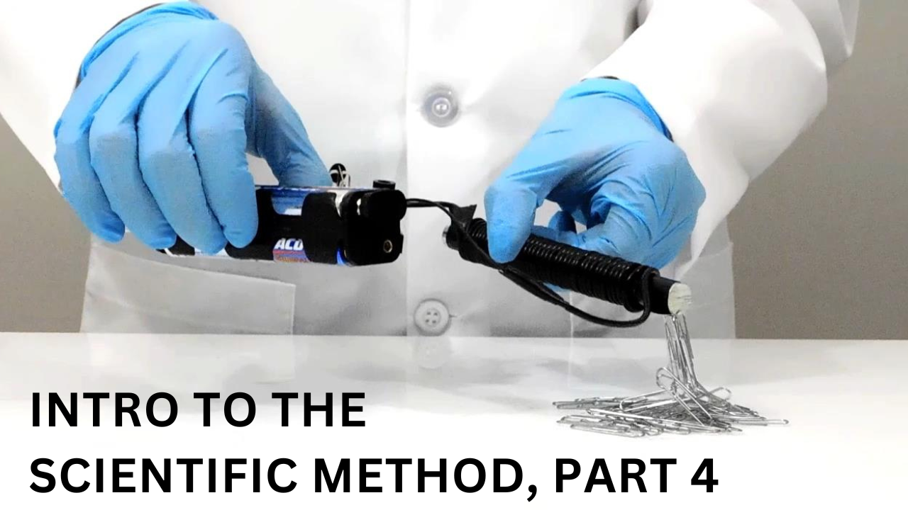 Intro to the Scientific Method, Part 4. Video sheet, Google Forms, MS Forms, Blackboard, Canvas, Moodle & more (V4).