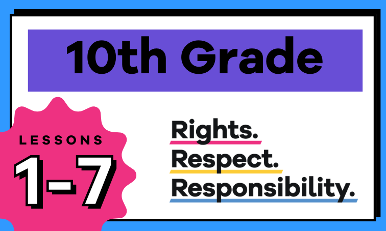 10th Grade Lesson Plans: Rights, Respect, Responsibiity, Finding Accurate Information