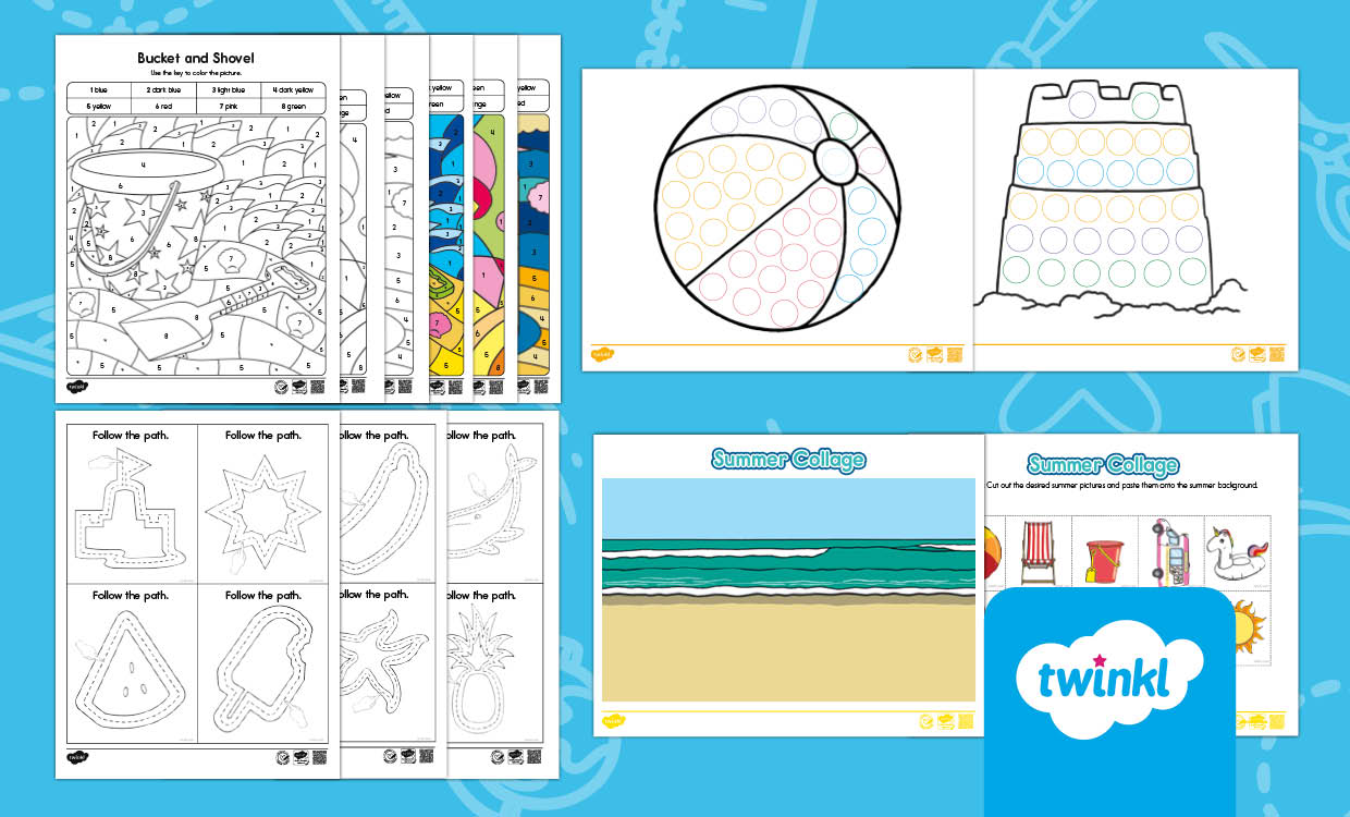 Summer Fun Activity Bundle for PK–K