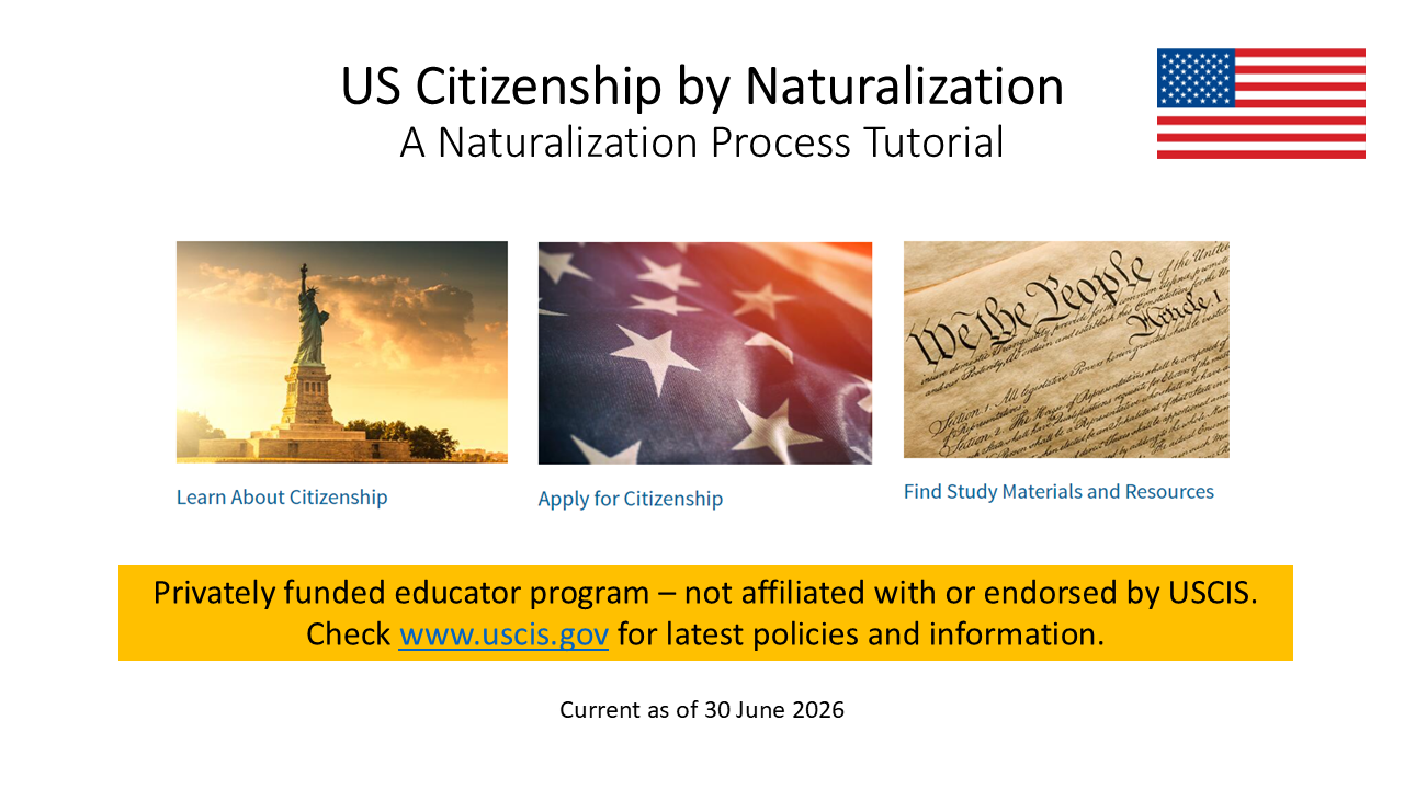 US Citizenship by Naturalization