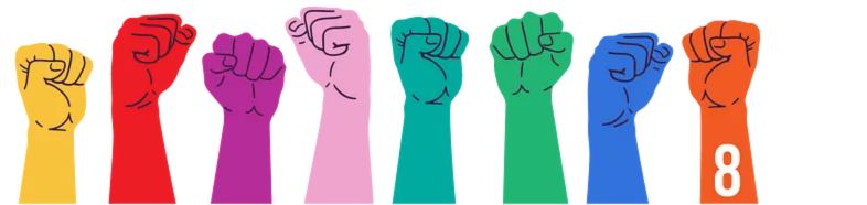 tip number 8 - with 8 illustrated hands showinfg