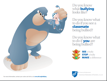 Bullying Poster for Elementary Students