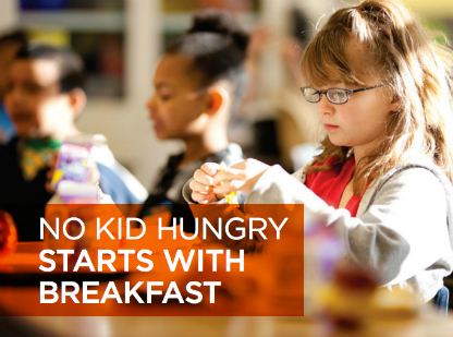 No Kid Hungry Starts with Breakfast